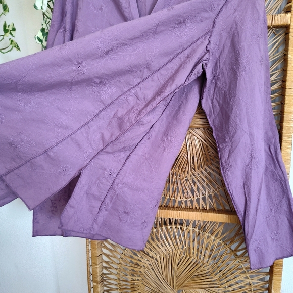 CP SHADES Eyelet Tunic Top Lagenlook - Picture 4 of 8